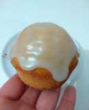 Muffins de pomelo rosado y coco