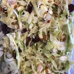A picture of Cranberry Almond Slaw.