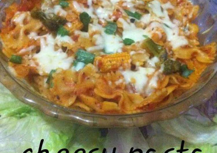 How to Prepare Homemade Baked Red pasta in red sauce