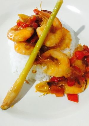 Foto resep Udang saos padang