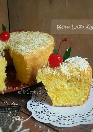 Foto resep Bolu labu kuning(waluh) 3 telur