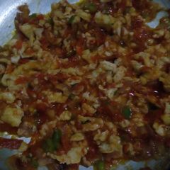 A picture of Scrambled eggs.