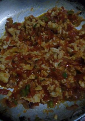 A picture of Scrambled eggs.