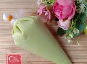 Foto resep Vla Matcha (Isian Kue Sus Manis)