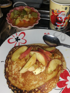 Una foto de Hot cakes de avena