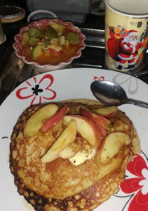 Una foto de Hot cakes de avena