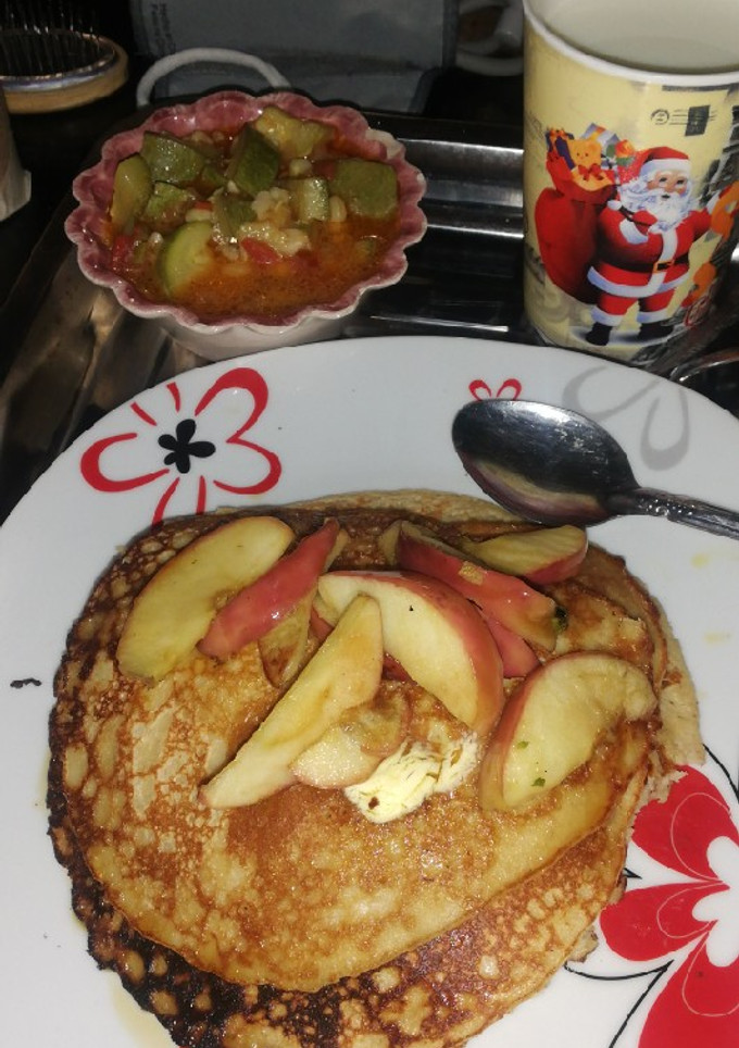 Una foto de Hot cakes de avena