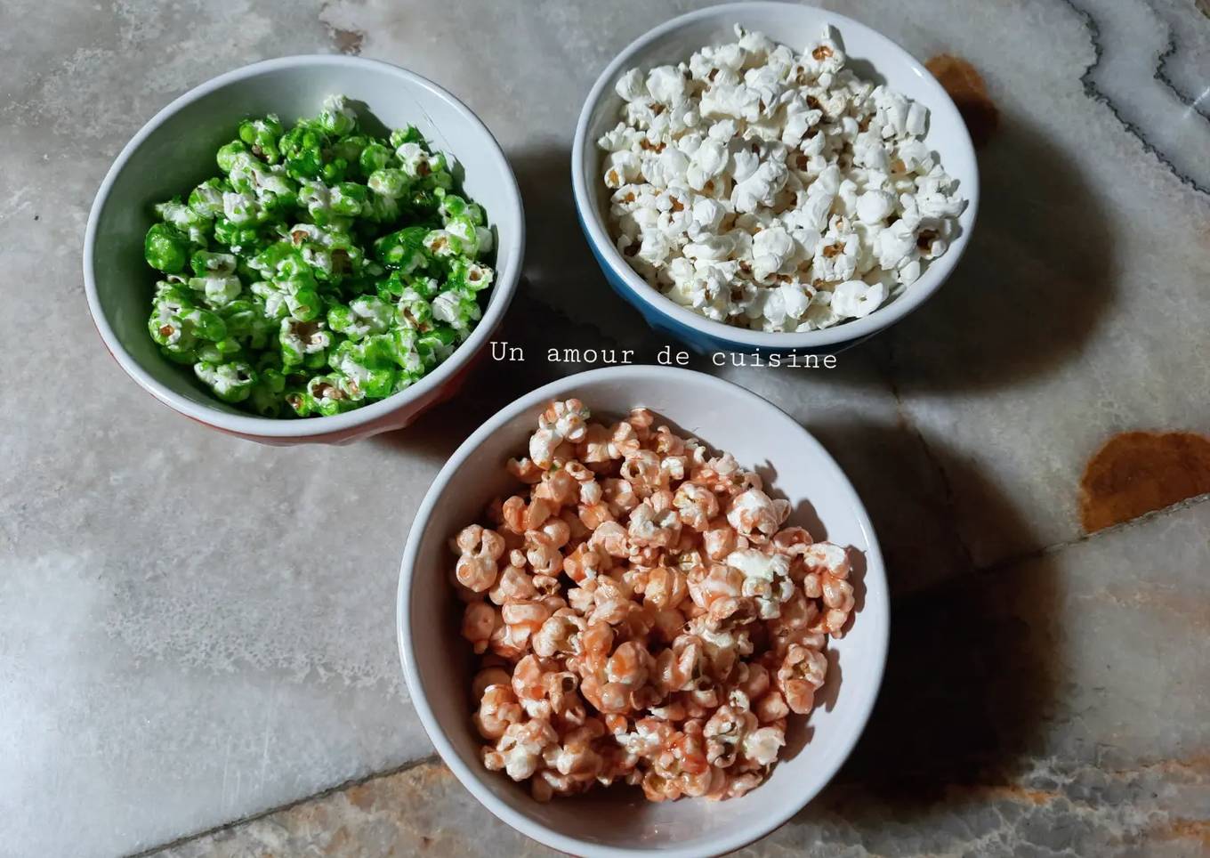 Pop corn tricolore 🥣