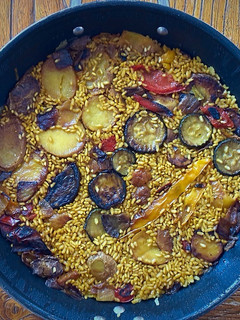 Una foto de Arroz exprés con verduras asadas