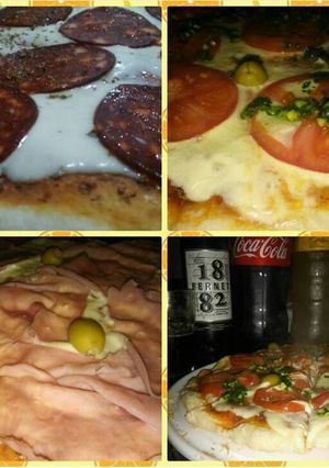Una foto de Pizzas caseras
