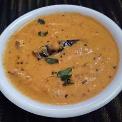 A picture of Red coconut chutney.