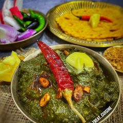 A picture of Sarson Ka Saag.