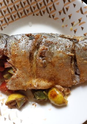 صورة لوصفة سمكة بالخلطة والليمون 🐟❤