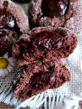 Chocolat Thumbprint Cookies !!