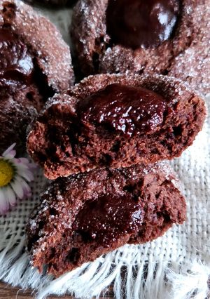 Une photo de Chocolat Thumbprint Cookies !!