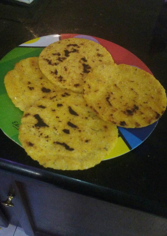 Una foto de Arepa de maíz pilado