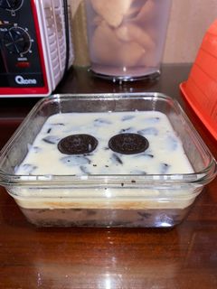 Foto resep Oreo silky pudding with cookies & cream