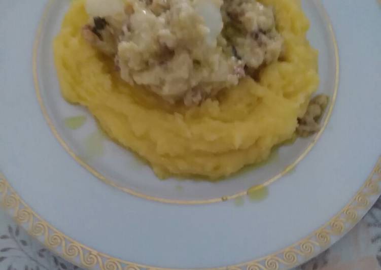 Ricetta Polenta Con Baccala Di Immetta Greco Cookpad