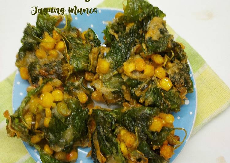 Dadar Bayam Jagung Manis