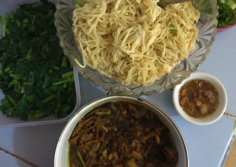 Resep Mie ayam, Sempurna