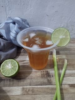 Foto resep Es Teh Lemon Sereh