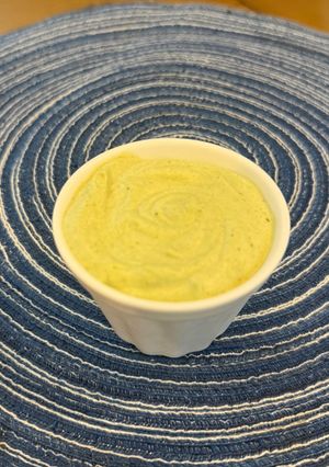 Hình của món Mousse Trà xanh.