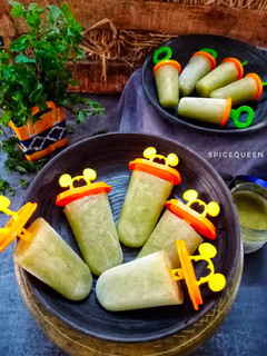આમ પન્ના પોપ્સિકલ્સ (Aam Panna Popsicles Recipe In Gujarati) રેસીપી મુખ્ય ફોટો