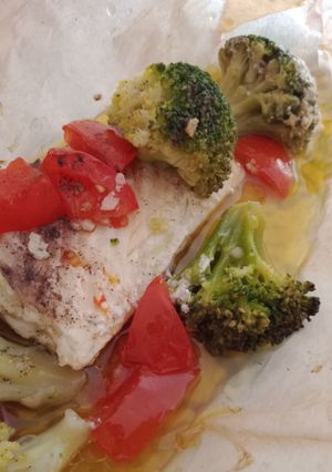 Une photo de 🌺 Papillote de poisson 🌺