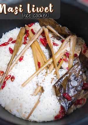 Foto resep Nasi liwet (rice cooker)