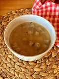 Brodo di carne con polpettine 🌷