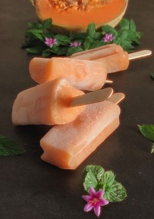 Foto di Ghiaccioli di melone alla menta