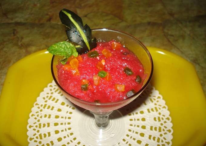 Recipe of Speedy Watermelon Granita