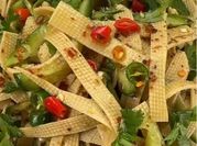 A picture of cucumber strips
