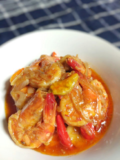 Foto resep Udang Tumis Pedas Manis