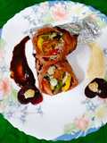 Beetroot Homous Wraps