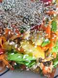 Ensalada Manzana 🍎 y Maní 🥜 con Aderezo Asiático 🥗