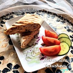 A picture of Wrapped breakfast.