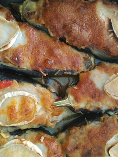 Una foto de Berenjenas rellenas al horno