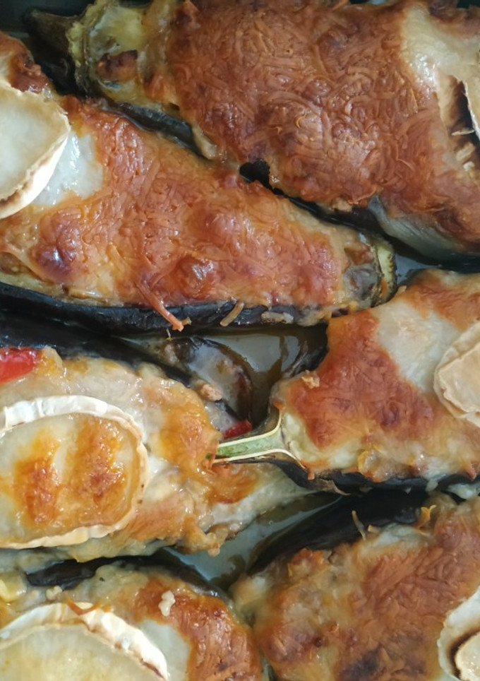 Una foto de Berenjenas rellenas al horno