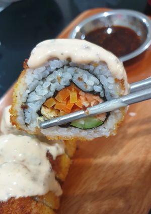 Foto resep Salmon sushi roll