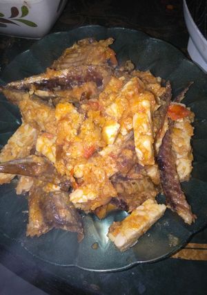 Foto resep Ikan pindang dan tempe bumbu tomat dan kemiri