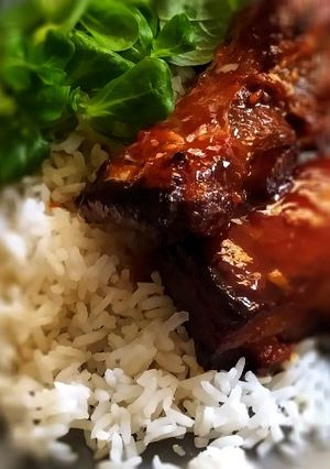 Ragacsos sült oldalas gluténmentesen recept fotója