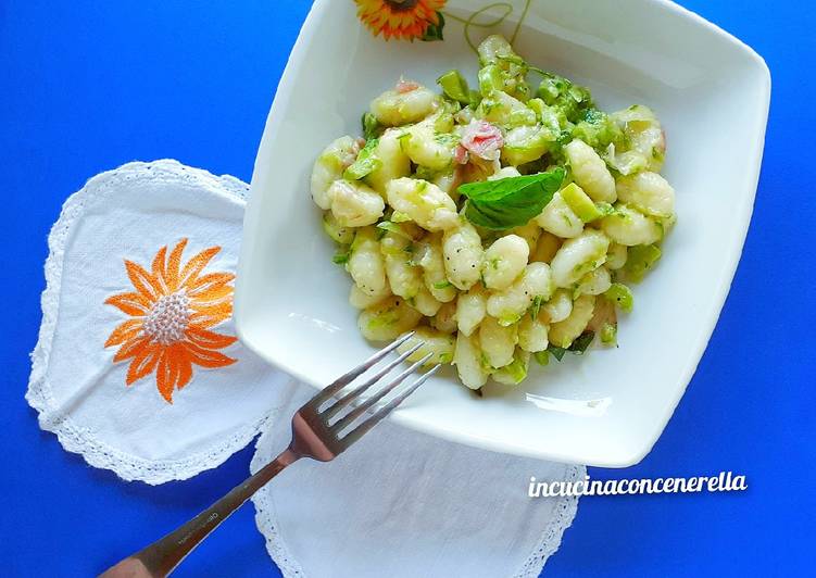 Simple Way to Make Award-winning Gnocchi zucchine e pancetta