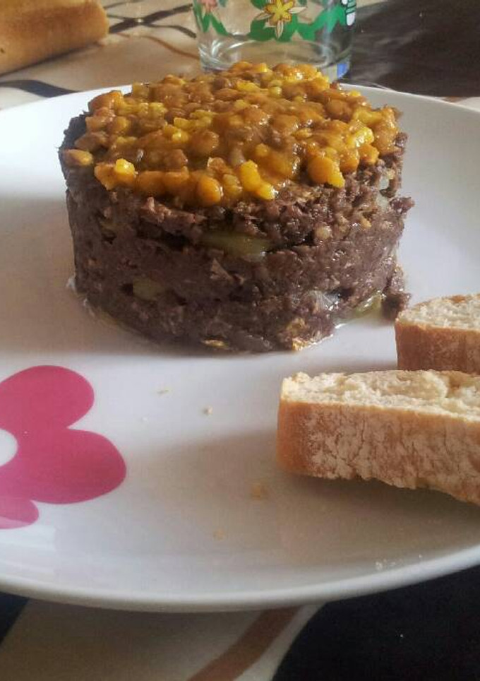 Una foto de Tartar de morcilla
