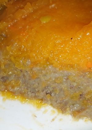 Una foto de Pastel de zapallo