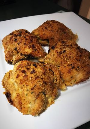 A picture of Baked Ranch Chicken Thighs.