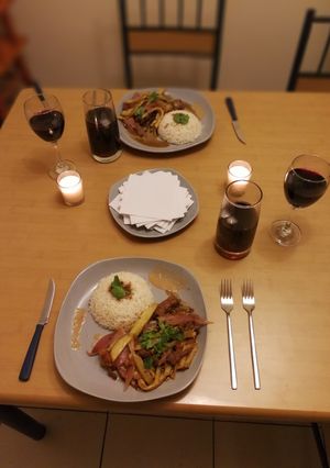 Una foto de Lomo saltado