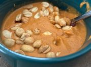 A picture of peeled groundnut