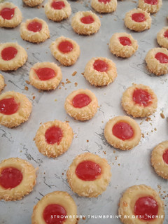 Foto resep Strowberry Thumbprint Cookies