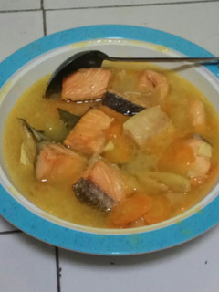 Foto resep Sup Ikan Salmon